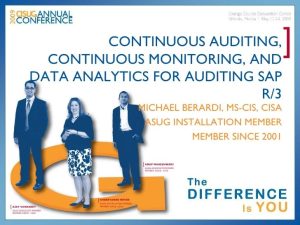 Continuous auditing and monitoring services for real-time insights